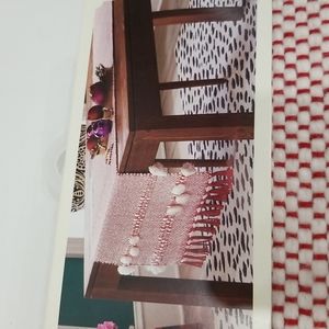 OpalHouse OEKO-TEX Extended Length Tassel Trim Table Runner